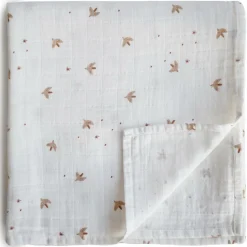Maxi lange en coton bio Sparrows (120 x 120 cm)