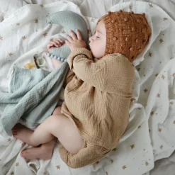 Maxi lange en coton bio Sparrows (120 x 120 cm)