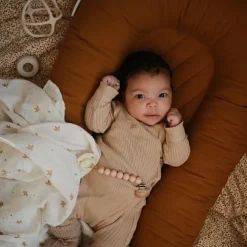 Maxi lange en coton bio Sparrows (120 x 120 cm)