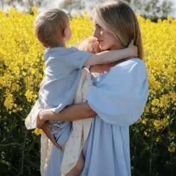 Maxi lange en coton Bows (120 x 120 cm)