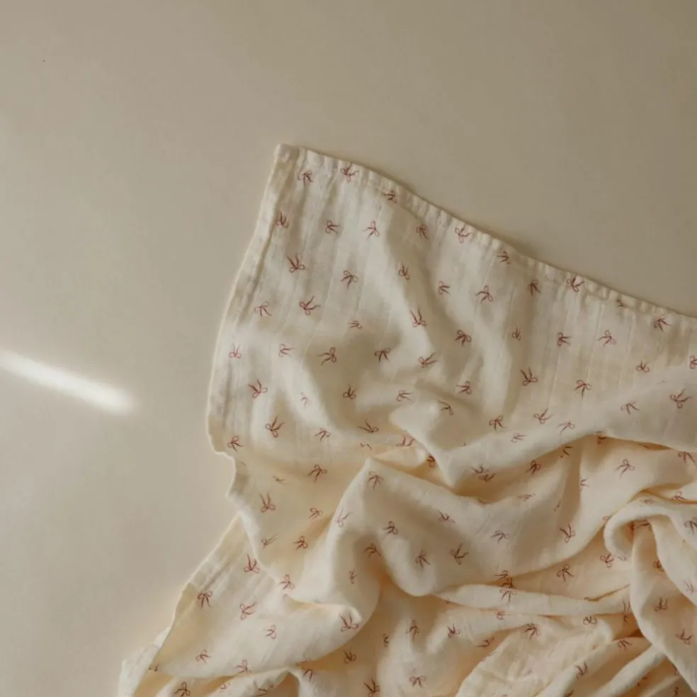 Maxi lange en coton Bows (120 x 120 cm)