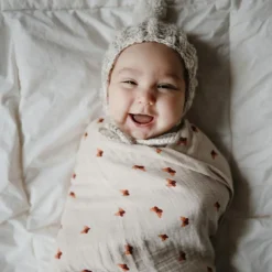 Maxi lange en coton Butterflies (120 x 120 cm)