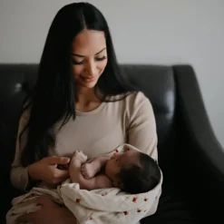 Maxi lange en coton Butterflies (120 x 120 cm)