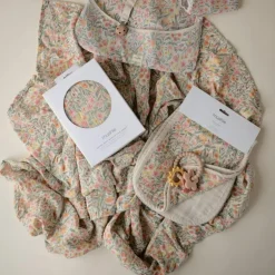 Maxi lange en coton Pastel Blooms (120 x 120 cm)