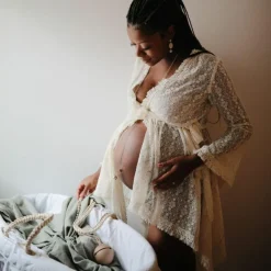 Maxi lange en coton Sage (120 x 120 cm)