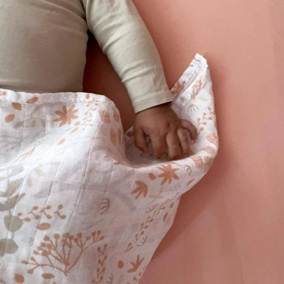 Maxi lange Yukari Peach (120 x 120 cm)