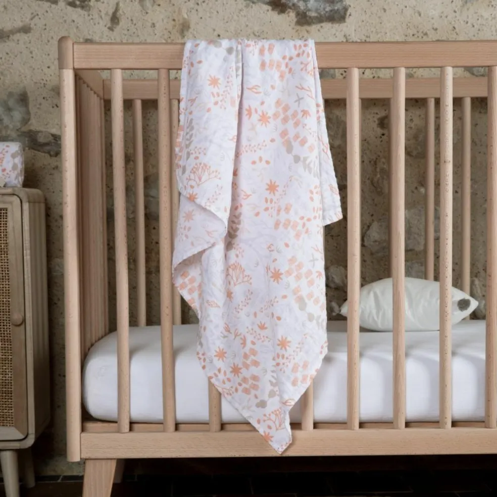 Maxi lange Yukari Peach (120 x 120 cm)