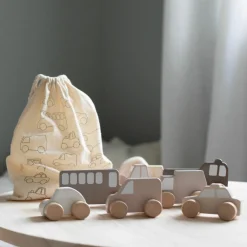 Mes premières voitures en bois Nature