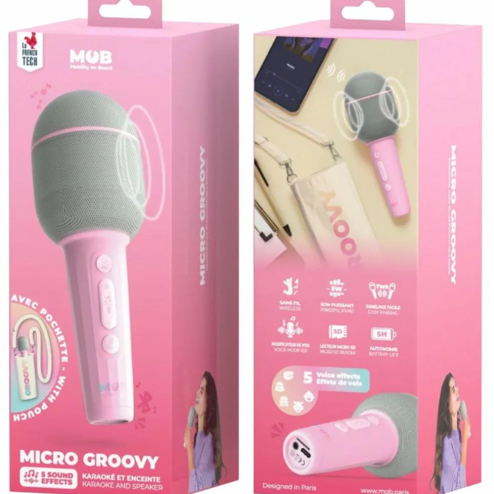 Micro karaoké Groovy Marshmallow