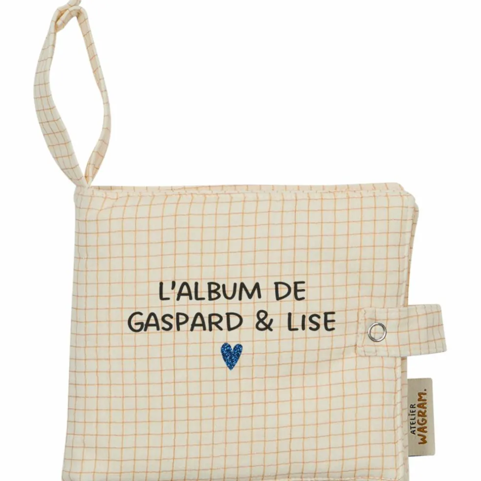 Mini album photo Gaze Petits Carreaux (personnalisable)