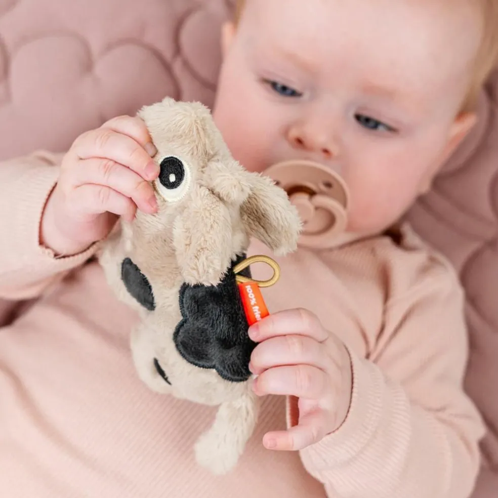 Mini hochet sensoriel Dotti Sable