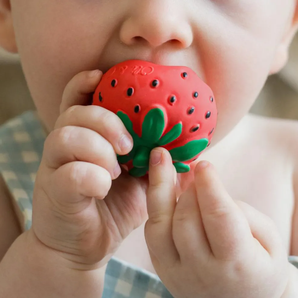 Mini jouet de dentition Chewy Sweetie la fraise