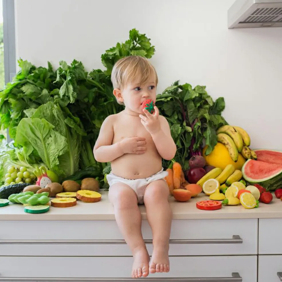 Mini jouet de dentition Chewy Sweetie la fraise