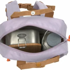 Mini Sac à dos carré Little Gang Mauve