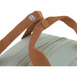 Mini sac à dos carré Little Gang khaki clair