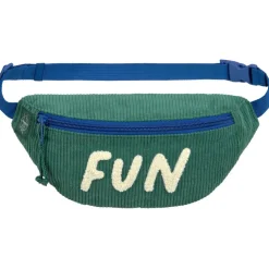 Mini sac banane Little Gang velours Fun vert