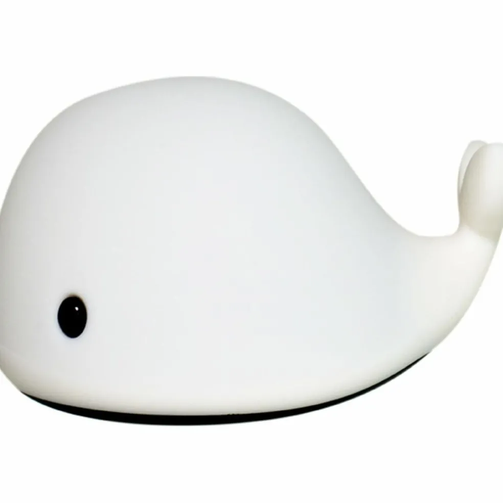 Mini veilleuse LED silicone Christian la baleine