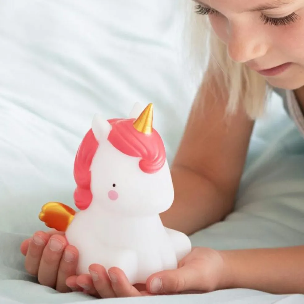 Mini veilleuse licorne or édition limitée (12 cm)