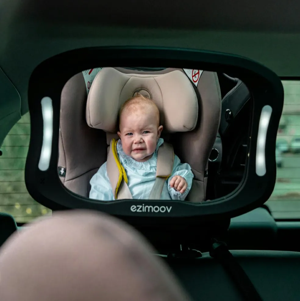 Miroir de surveillance avec lumière LED XXL Ezi Mirror Led