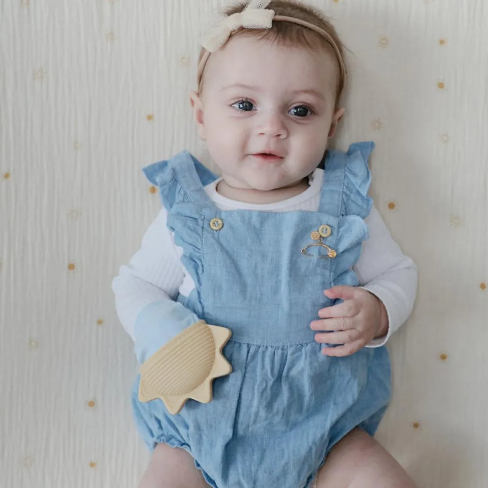 Mitaine de dentition Sunshine-Baby Blue