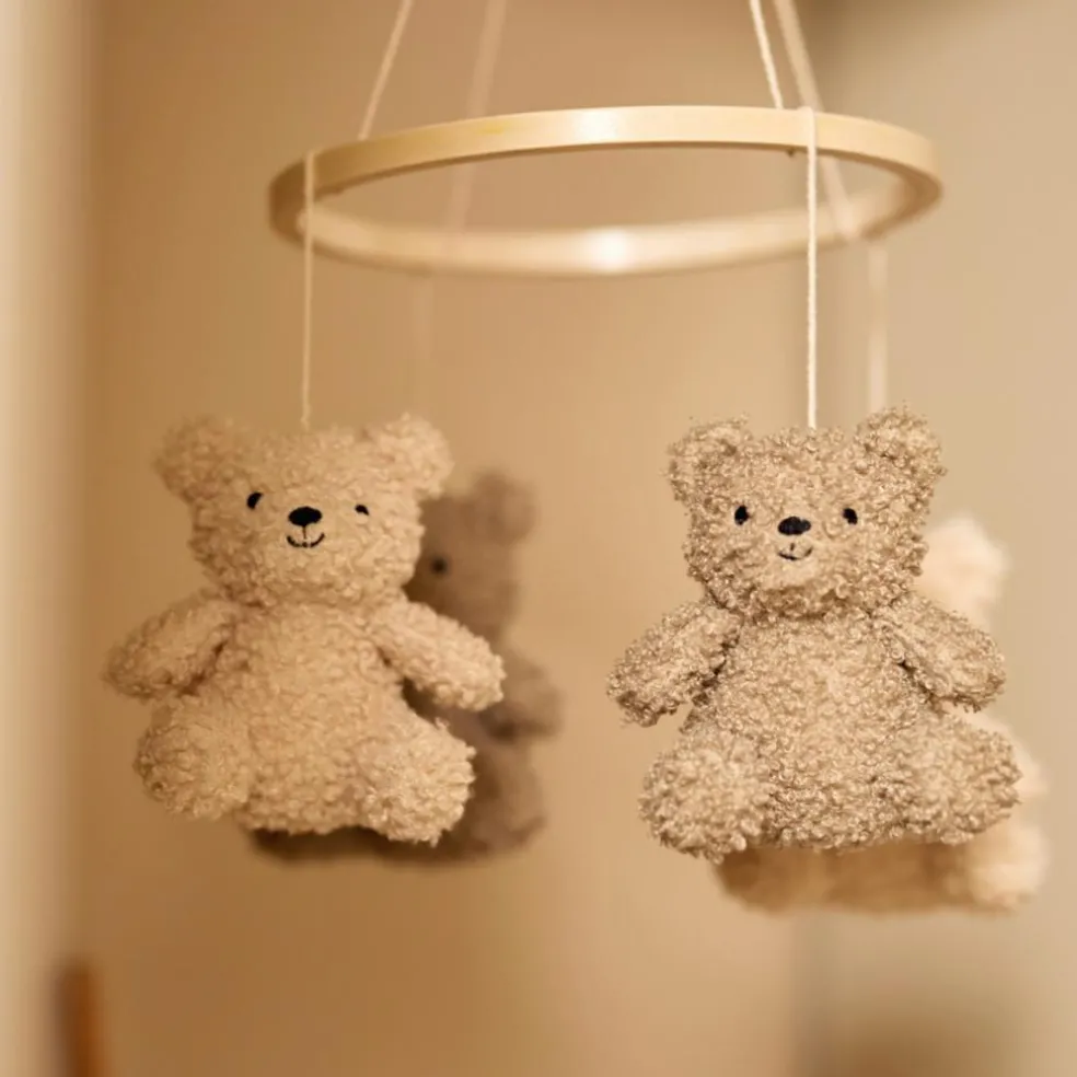 Mobile bébé Teddy Bear Olive Green-Naturel