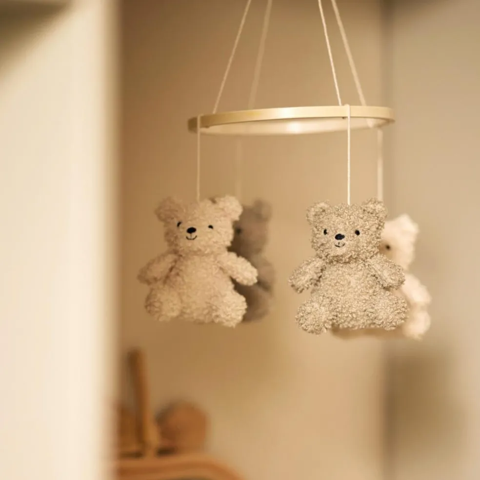 Mobile bébé Teddy Bear Olive Green-Naturel