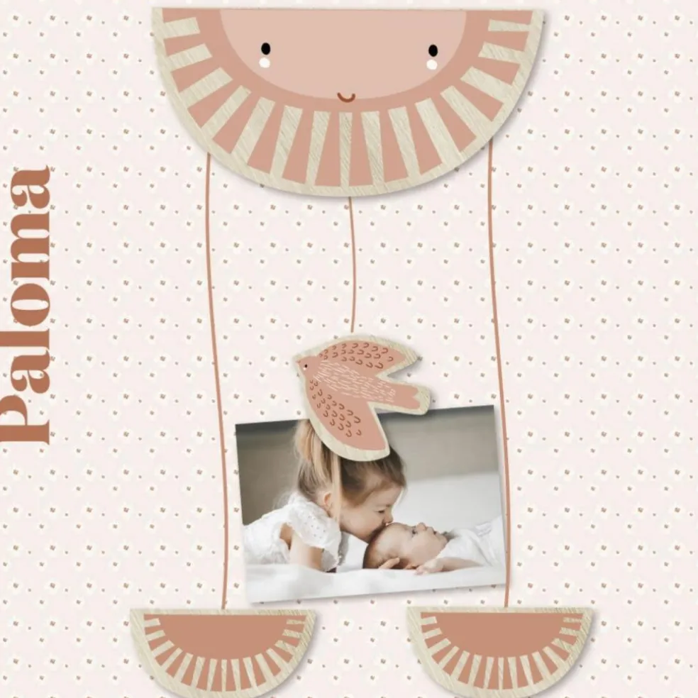 Mobile décoratif en bois Paloma