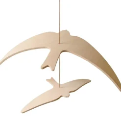 Mobile en bois de hêtre Kano Hirondelles