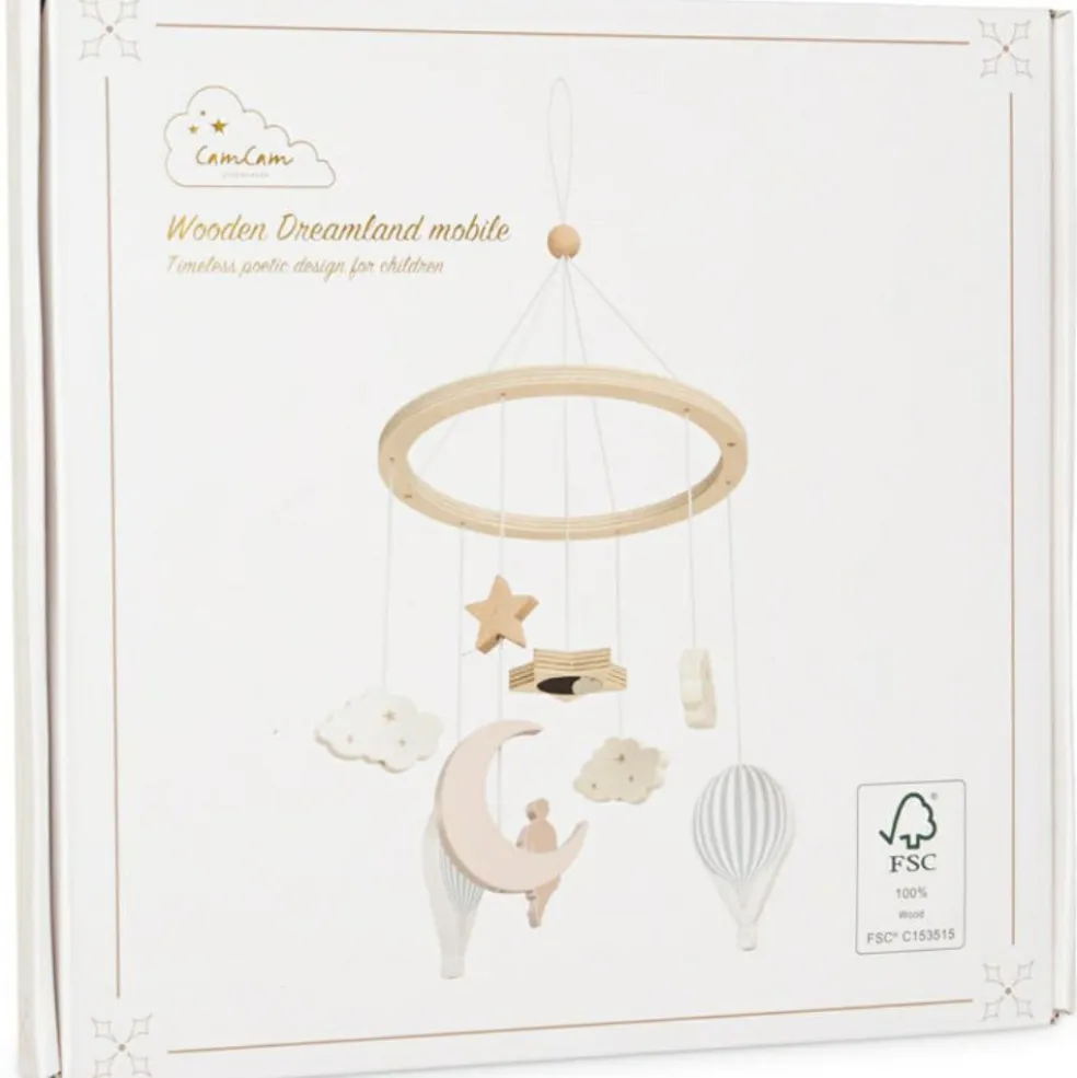 Mobile en bois pour berceau Dreamland