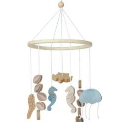 Mobile en bois pour berceau Sea Garden