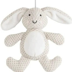 Mobile musical Animals vieux rose-warm linen