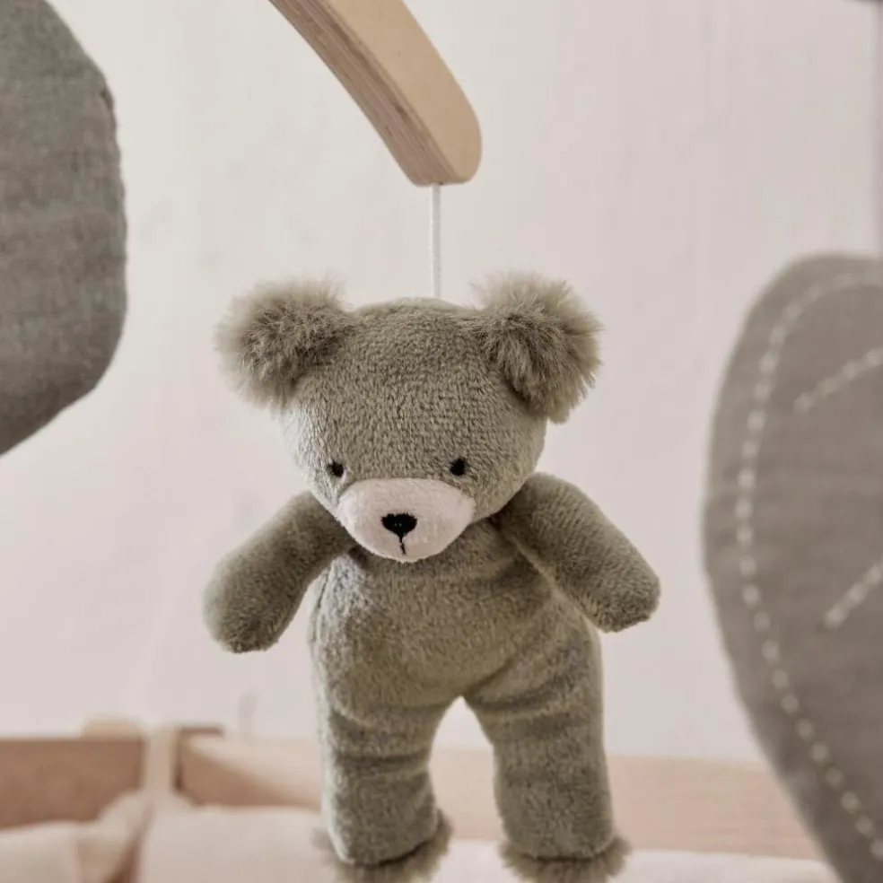 Mobile musical avec bras en bois Orso et Fluffy