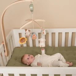 Mobile musical en bois Little Farm