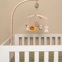 Mobile musical en bois Little Farm
