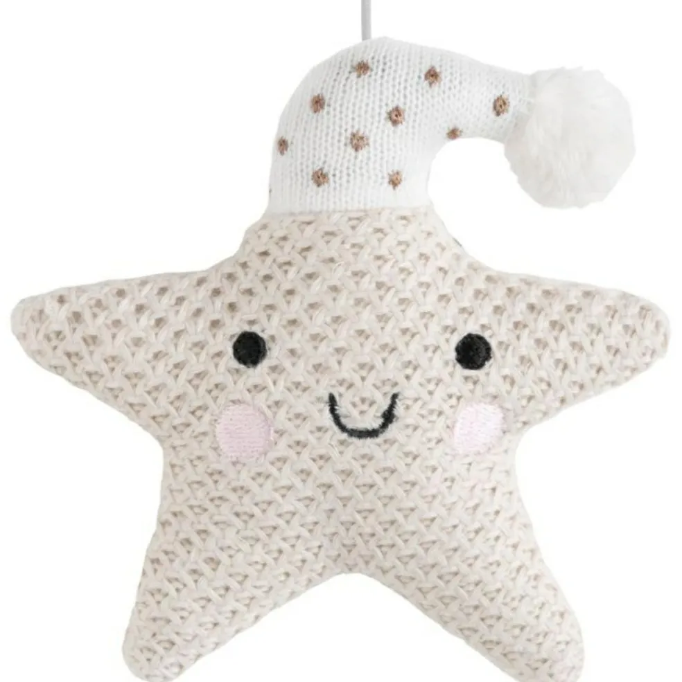 Mobile musical Heaven clay-warm linen