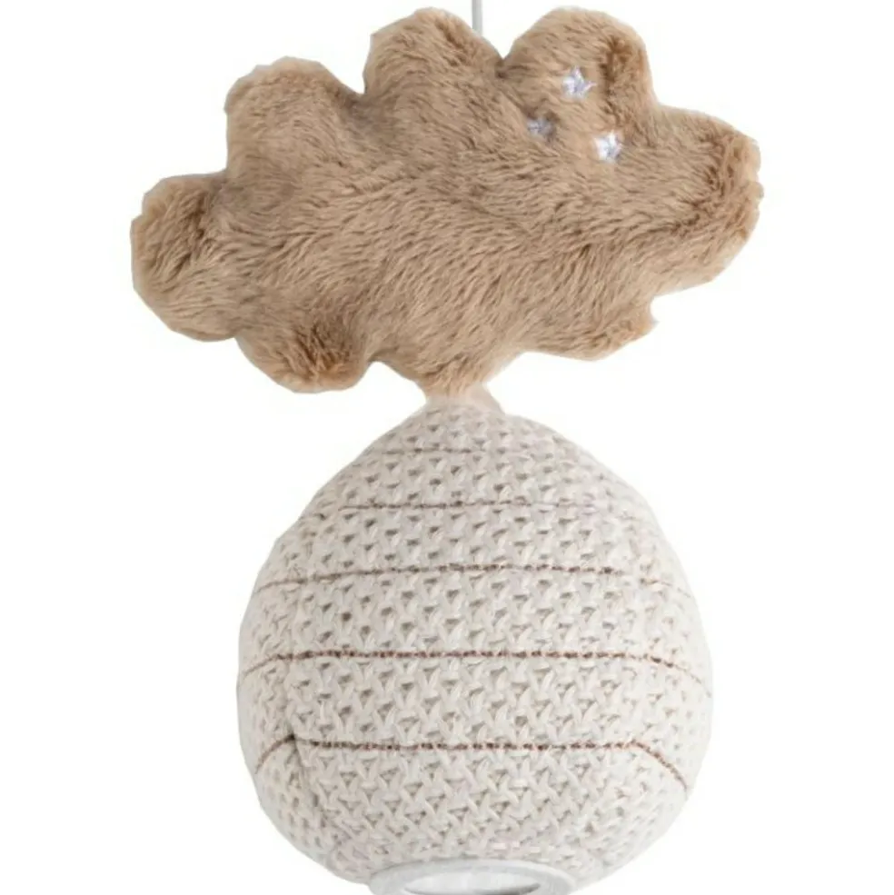 Mobile musical Heaven clay-warm linen