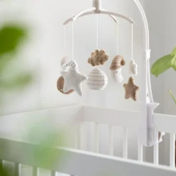 Mobile musical Heaven clay-warm linen