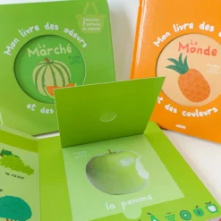 Mon livre des odeurs et des couleurs - les fruits