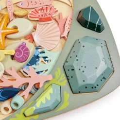 Mon petit étang avec rochers en bois