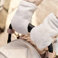 Moufles pour poussette Teddy Natural