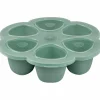 Moule de congélation multi portions silicone Sage green (6 x 90 ml)