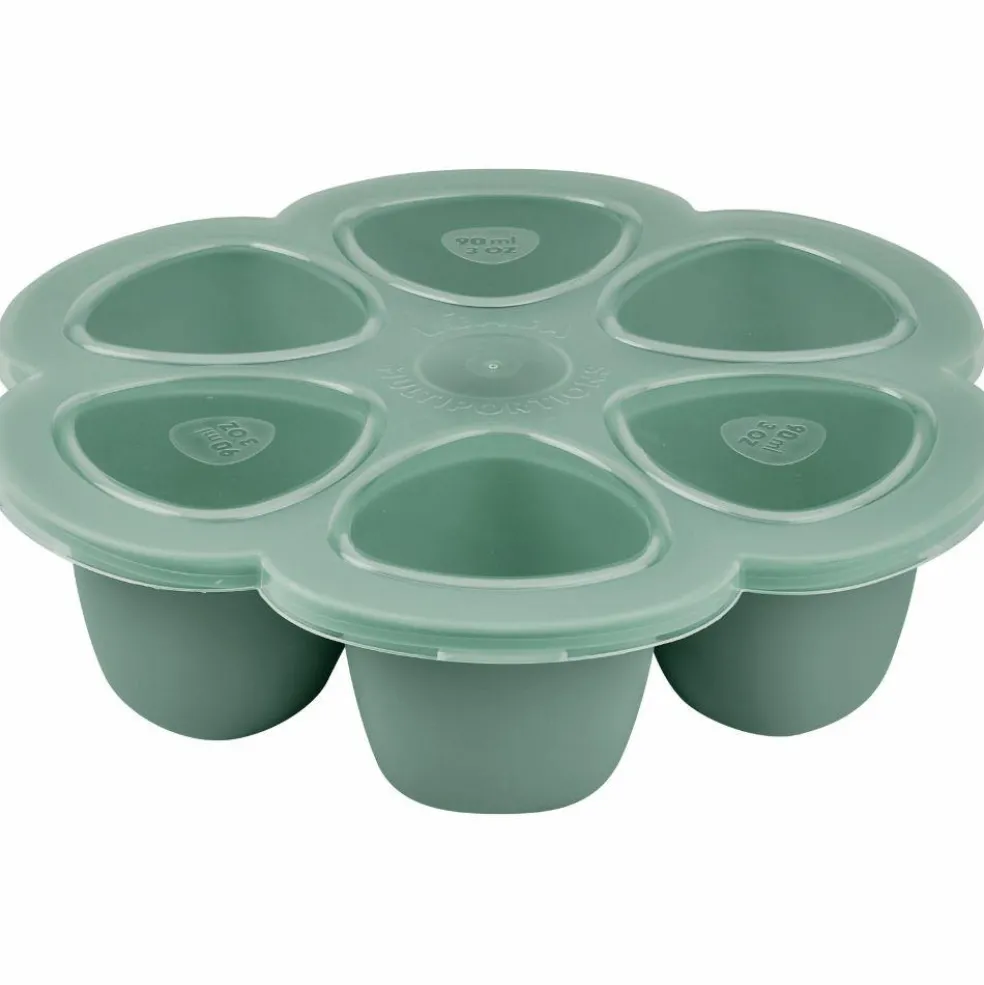 Moule de congélation multi portions silicone Sage green (6 x 90 ml)