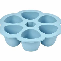 Moule de congélation multi portions silicone bleu (6 x 150 ml)