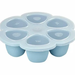 Moule de congélation multi portions silicone bleu (6 x 150 ml)