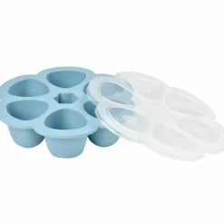 Moule de congélation multi portions silicone bleu (6 x 150 ml)
