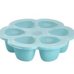 Moule de congélation multi portions silicone bleu (6 x 90 ml)