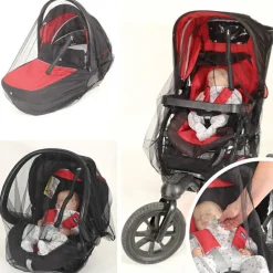 Moustiquaire zippée 3 en 1 noire