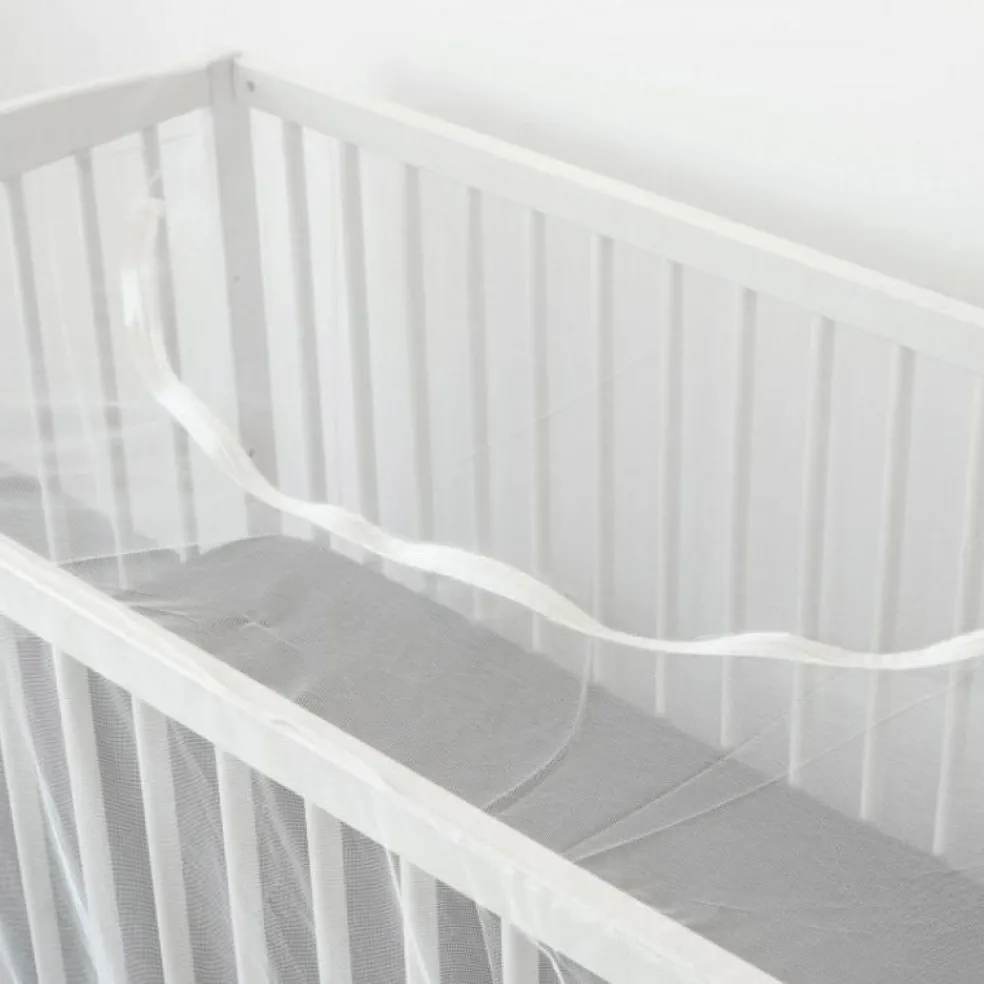 Moustiquaire zippée pour lit bébé 60 x 120 cm
