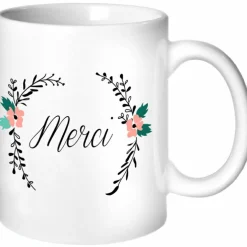 Mug Maîtresse Fleurs (personnalisable)