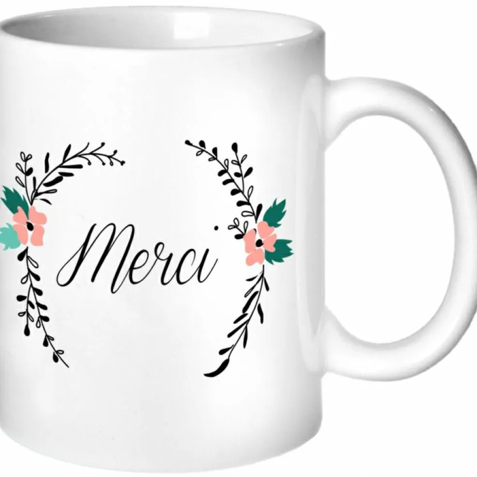 Mug Maîtresse Fleurs (personnalisable)